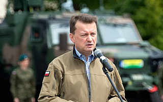 Szef MON na Mazurach. Mariusz Błaszczak przekazał wojsku kolejne zestawy obrony przeciwlotniczej POPRAD